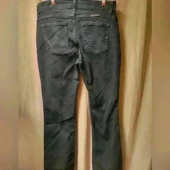 Wrangler Q Baby Black Denim jeans sz 8x32 - Picture 4 of 4